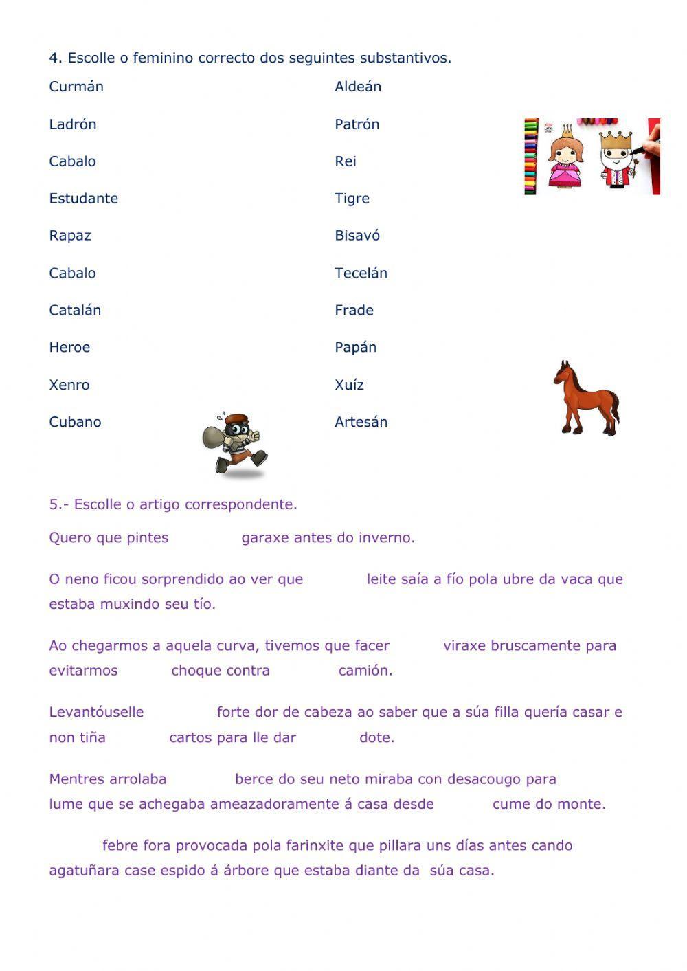 Masculino-feminino, prefixos