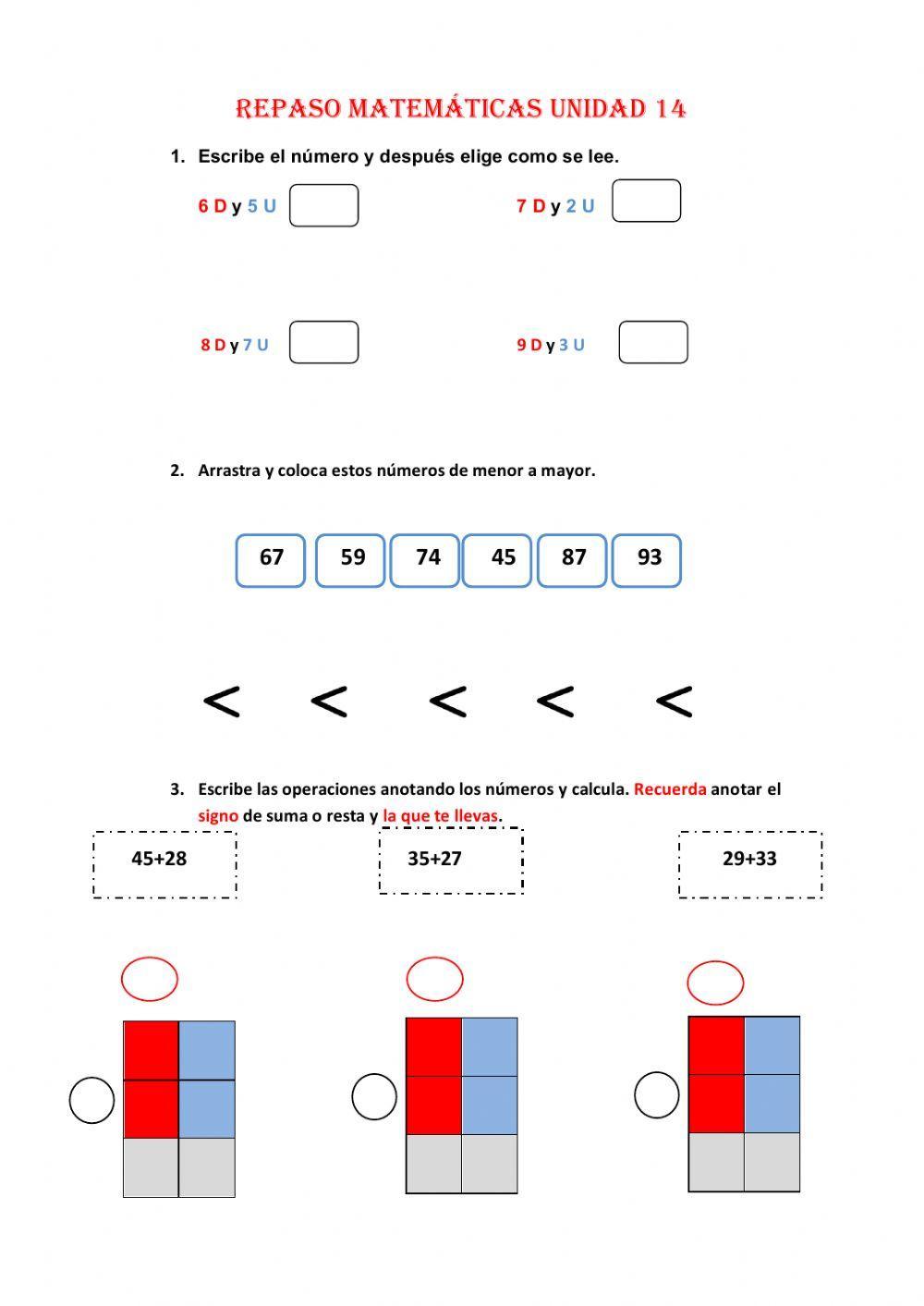 Repaso Mate Unidad 14