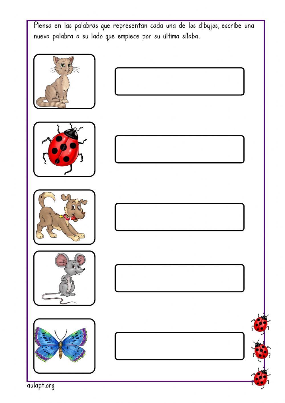 Palabras Encadenadas-Animales