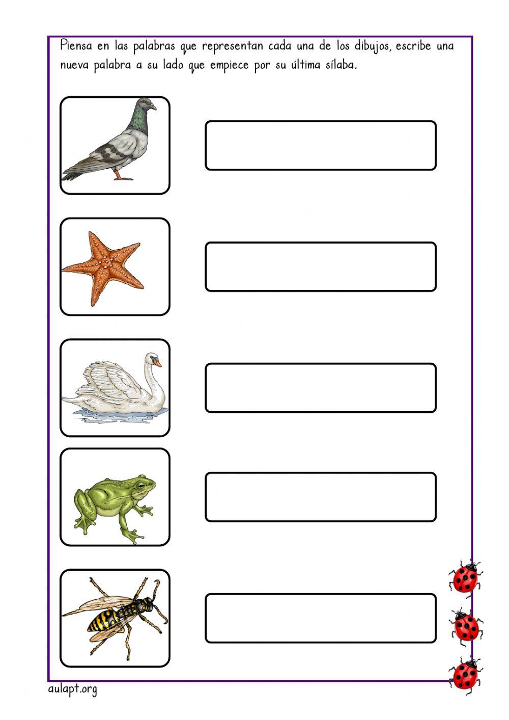 Palabras Encadenadas-Animales