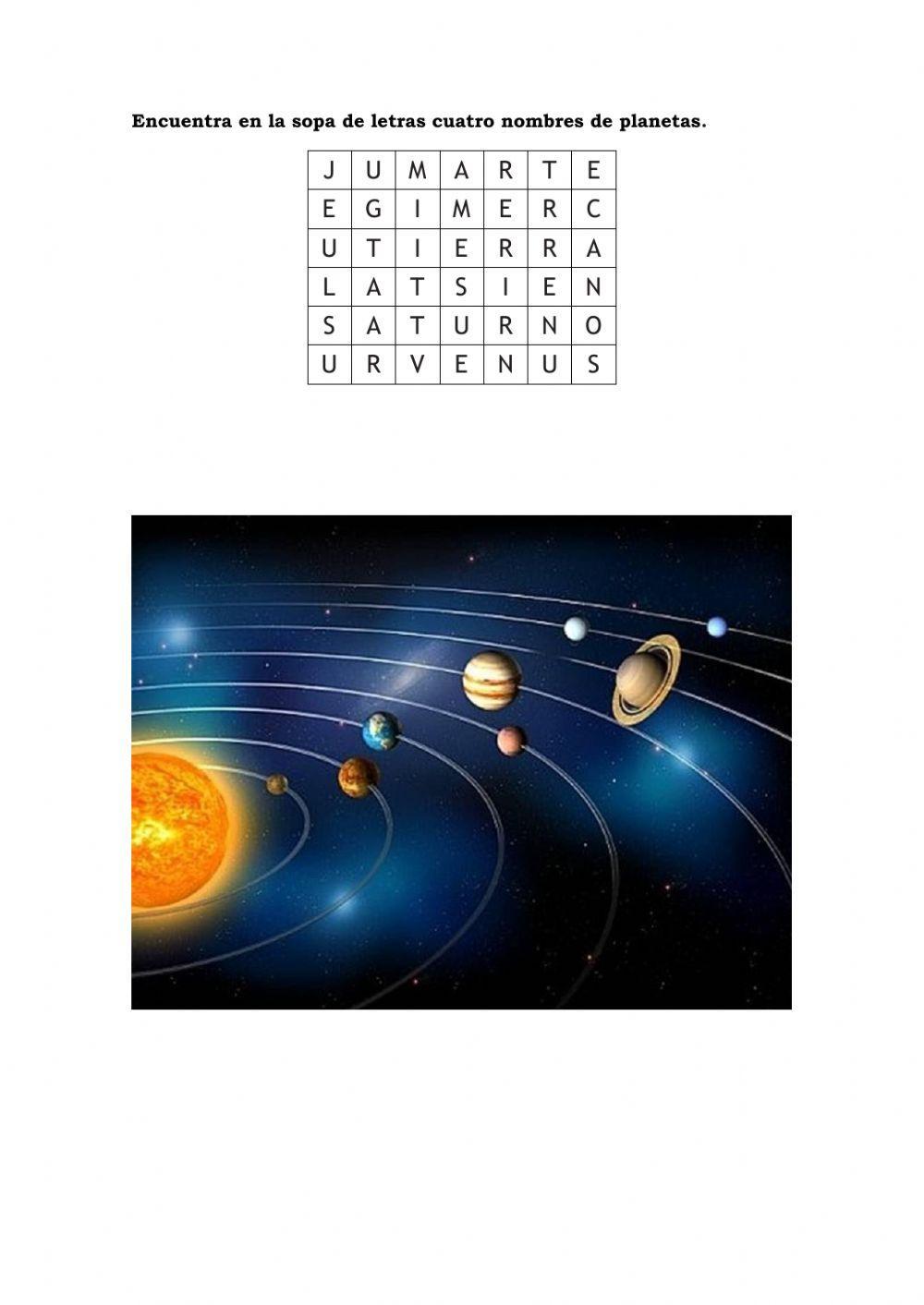 Un paseo por el espacio