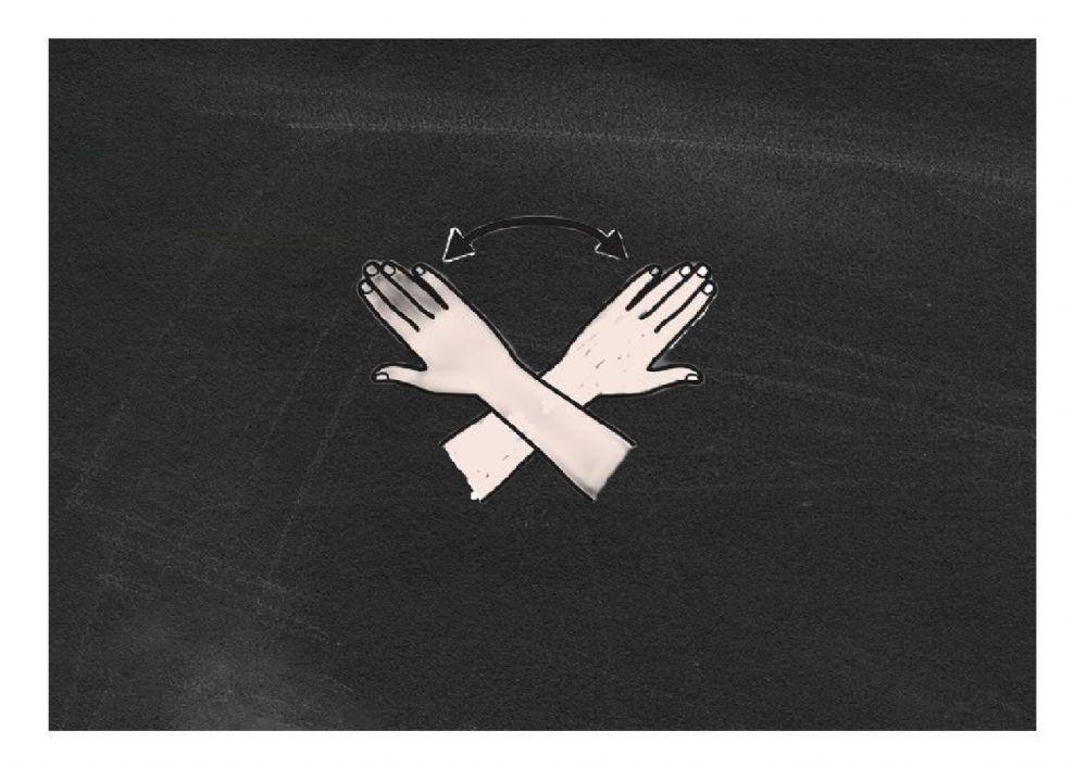 Asocia manitas y números