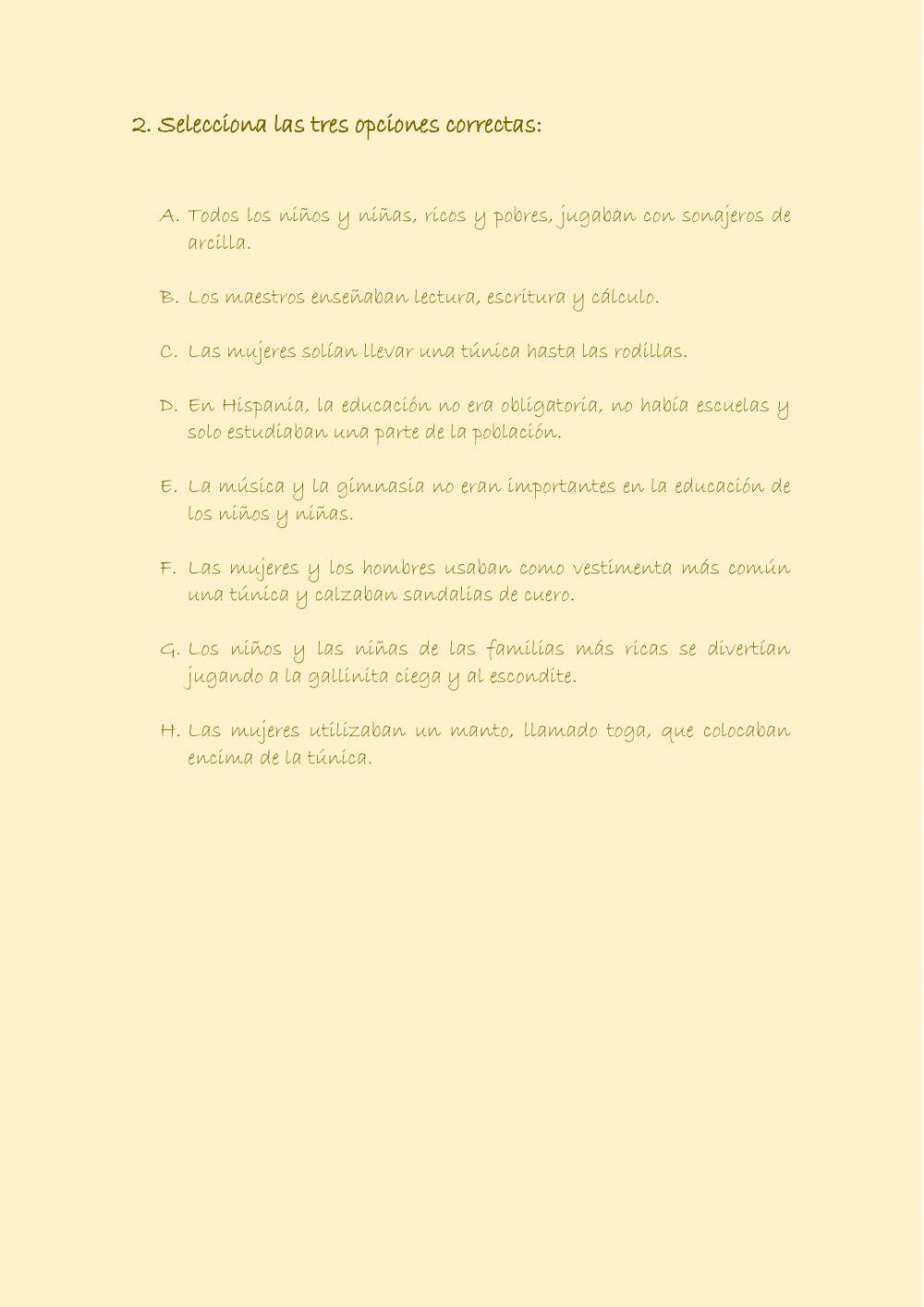 Indumentaria en la vida romana