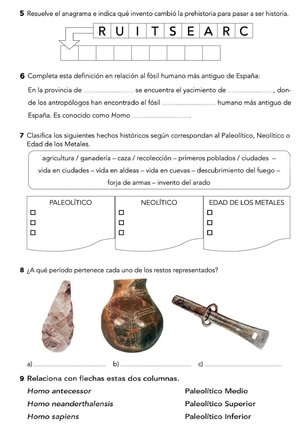 La península ibérica en la prehistoria