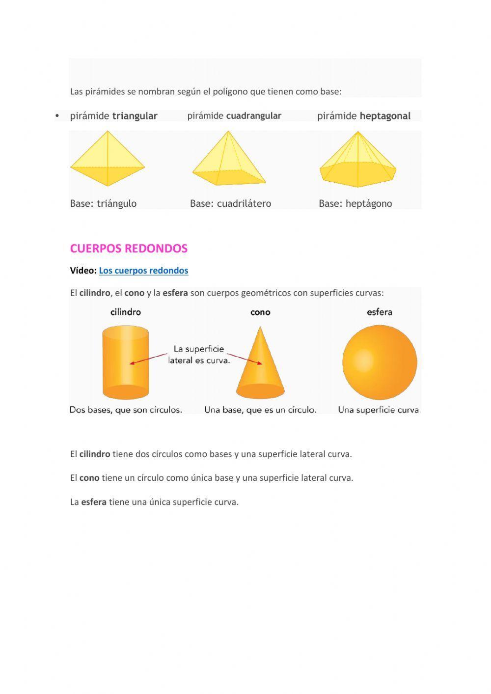 Cuerpos geométricos
