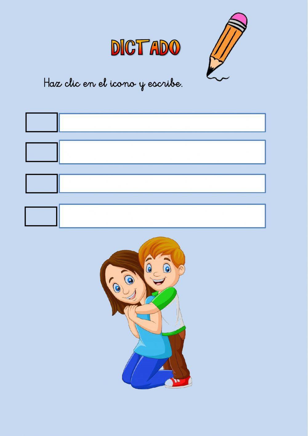 Dictado -hacia y hasta-