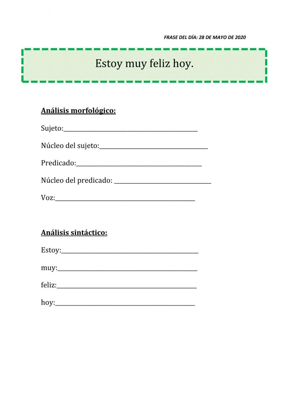 Frase del día 28 de mayo