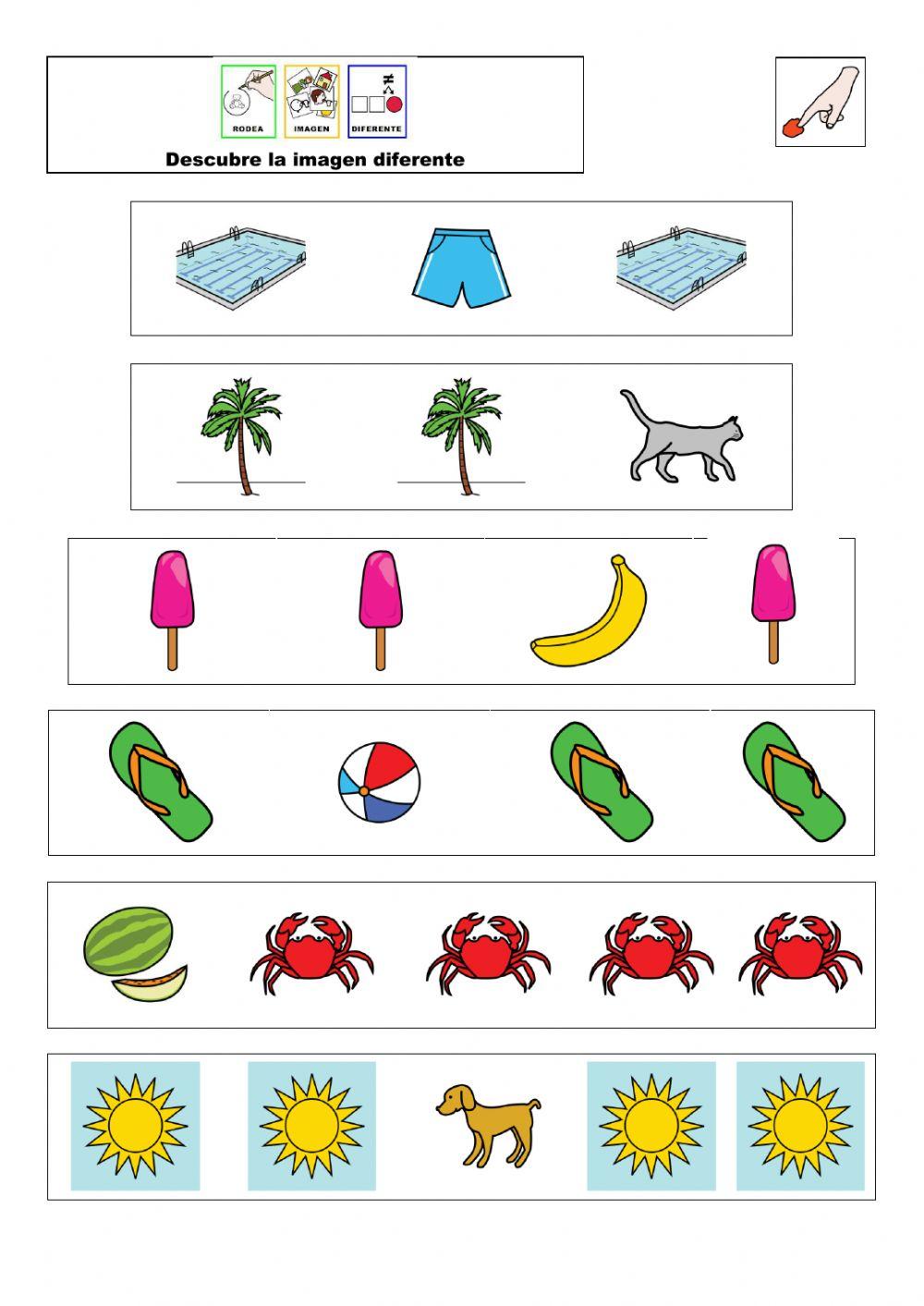Busca la imagen diferente