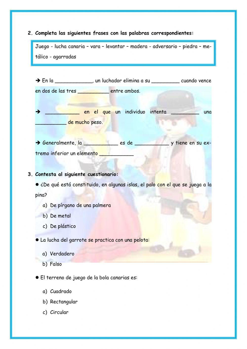 Juegos y Deportes Tradicionales de canarias