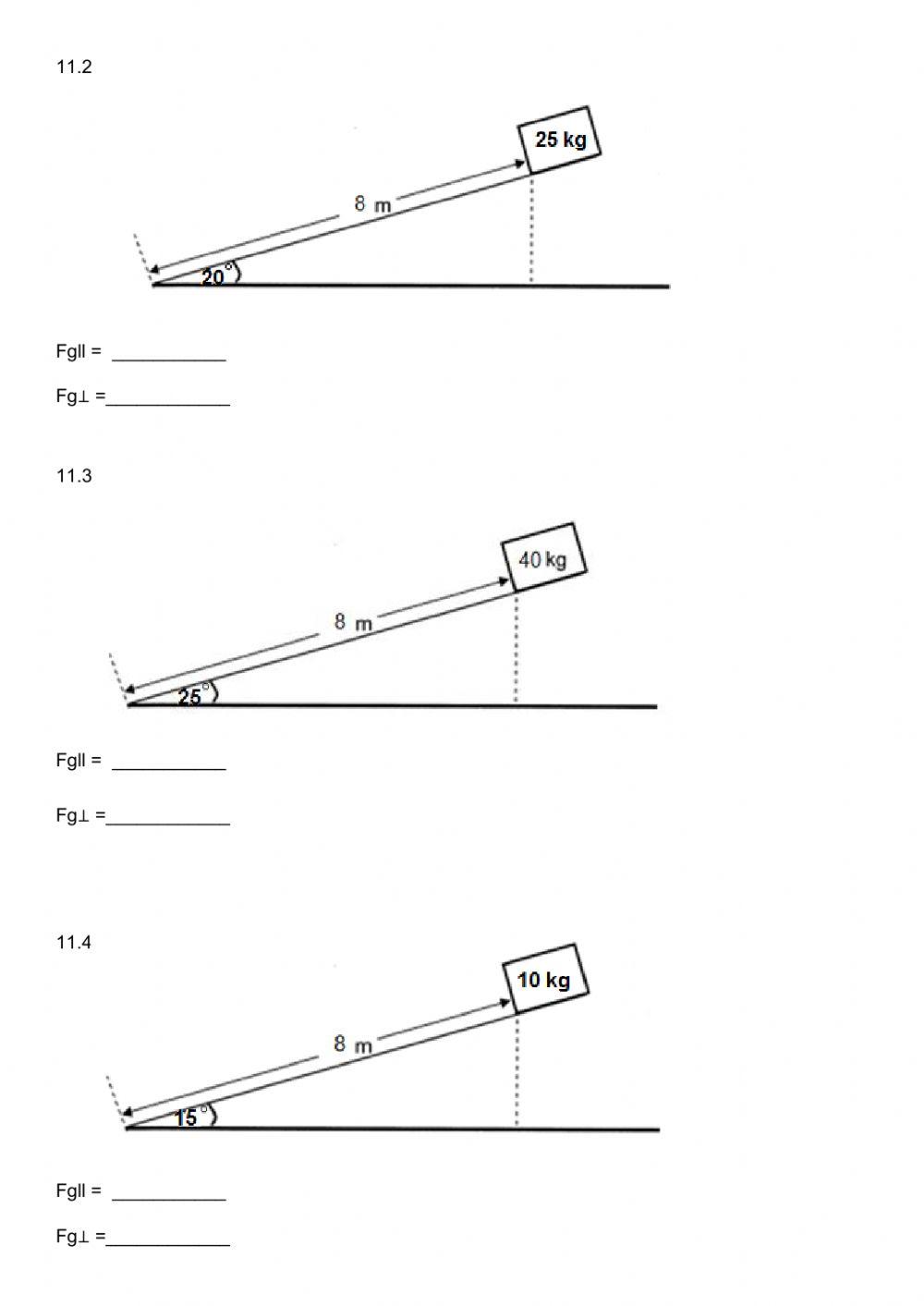 Newton worksheet 13