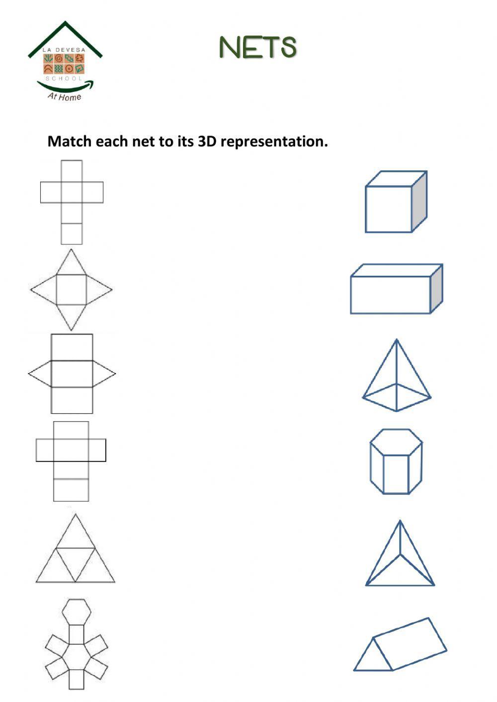 3d-shapes-and-nets-worksheet-live-worksheets
