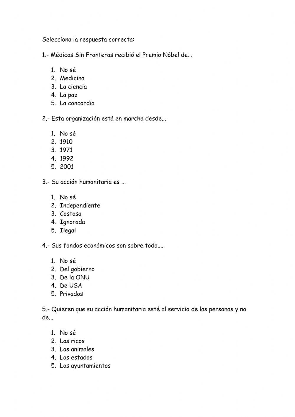 Medicos sin fronteras