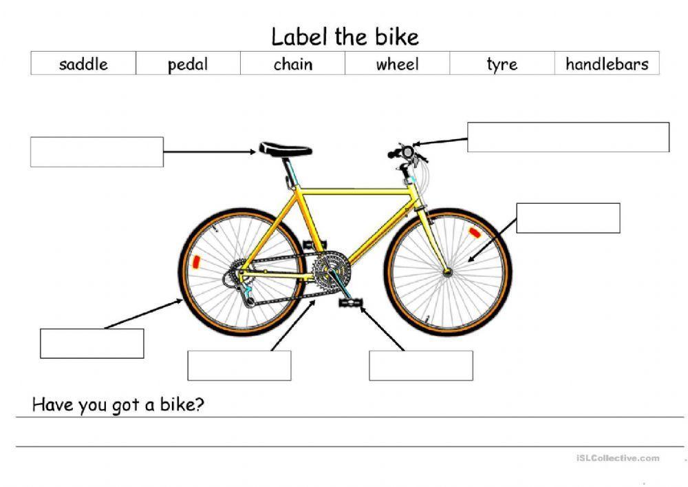 Label the bike