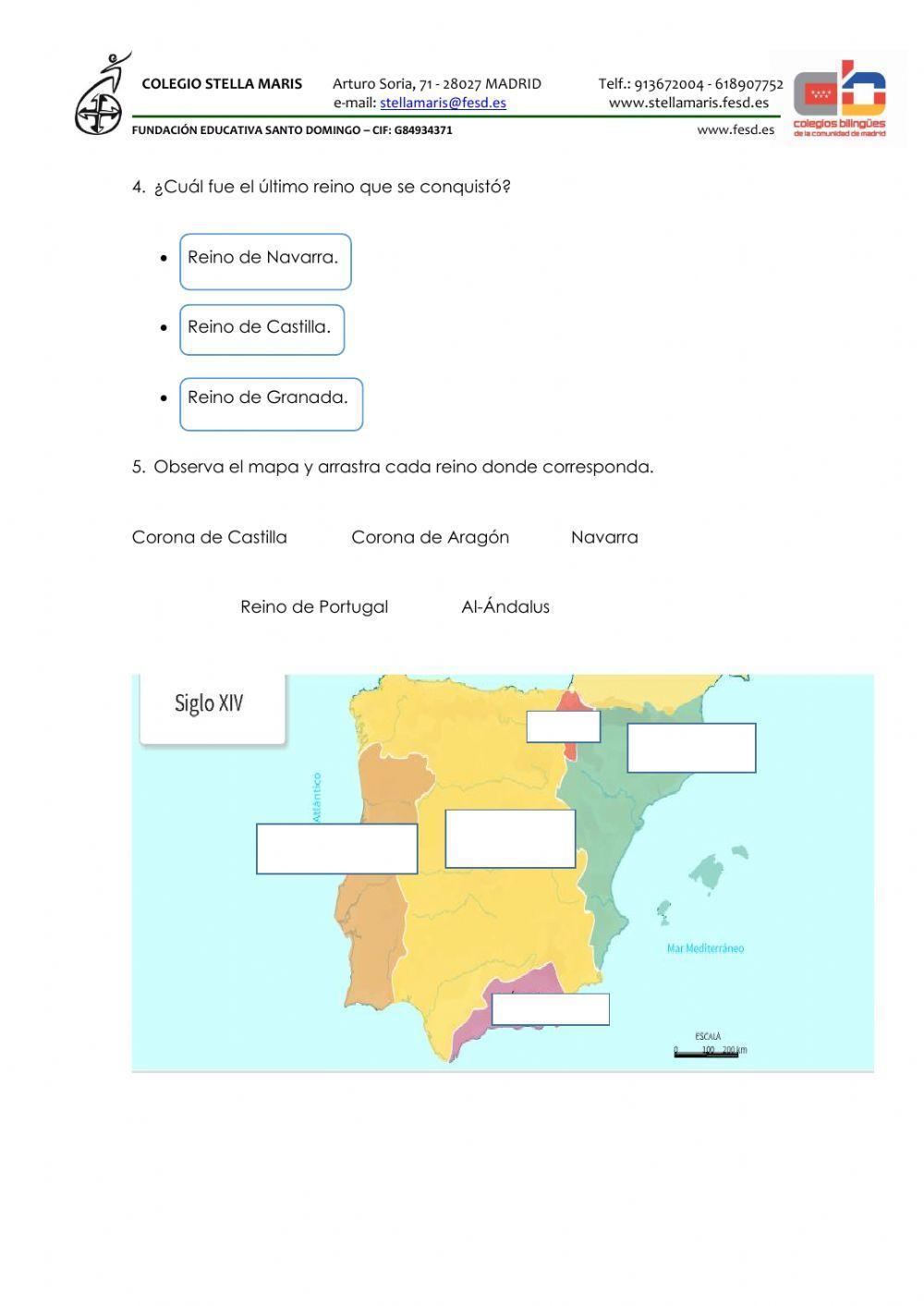 Los reinos cristianos y la reconquista