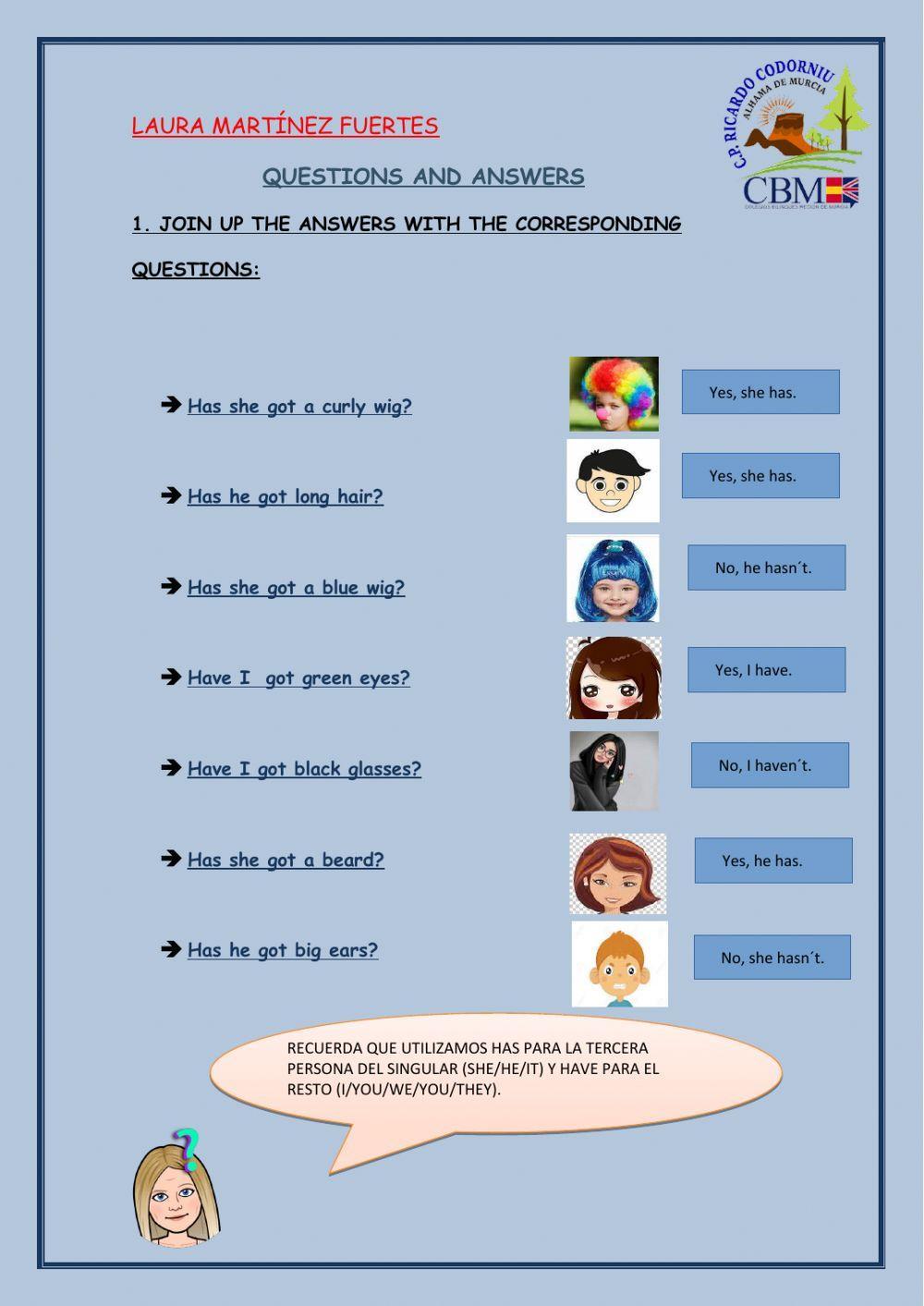 Have got-has got questions and answer