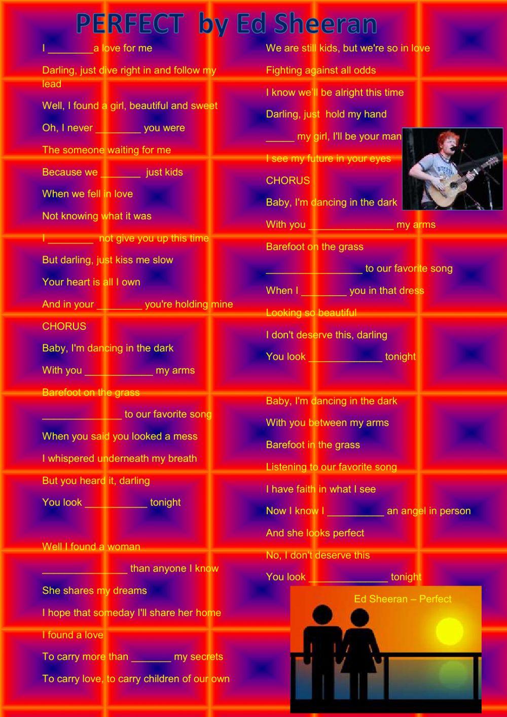 Perfect by Ed Sheeran