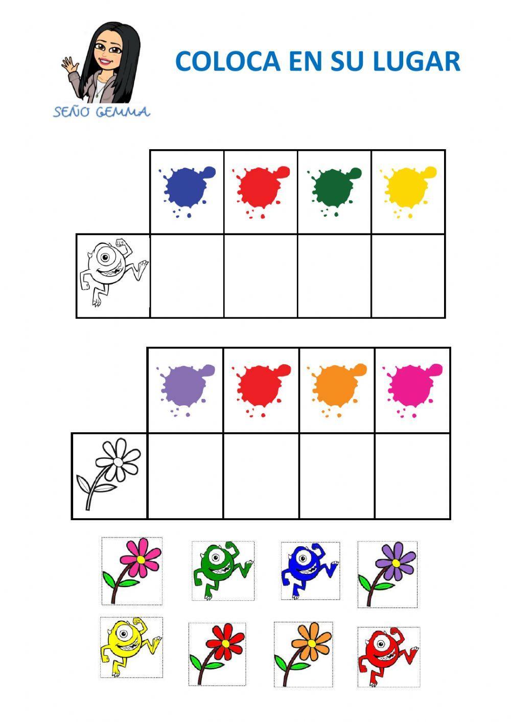 Colores - doble entrada