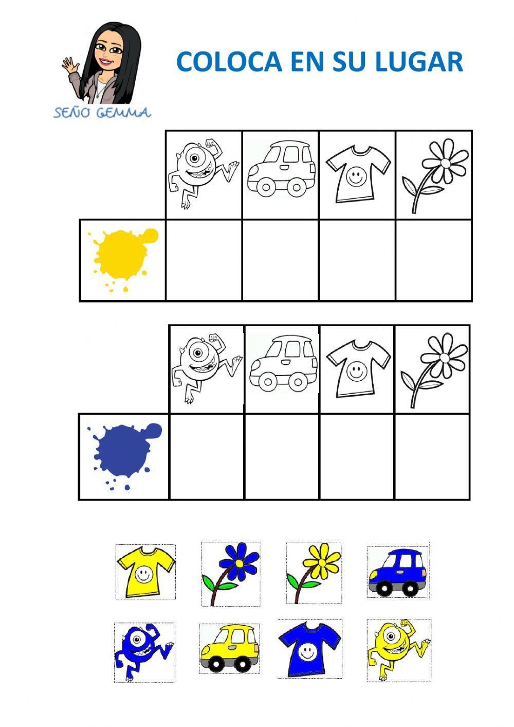 Colores - doble entrada