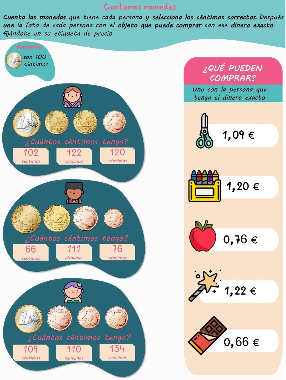 Contamos monedas-dinero