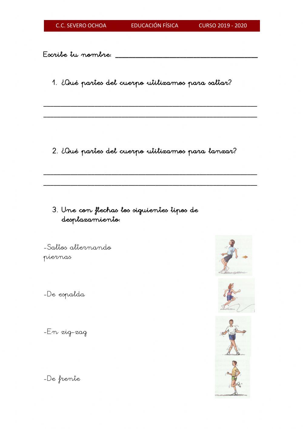 Educación física 1º - 2º