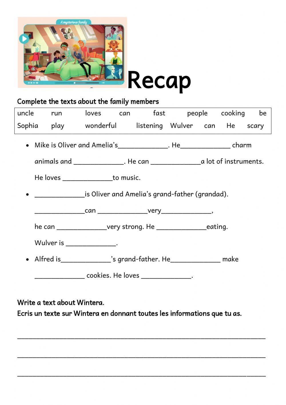 A mysterious family 2 - Recap