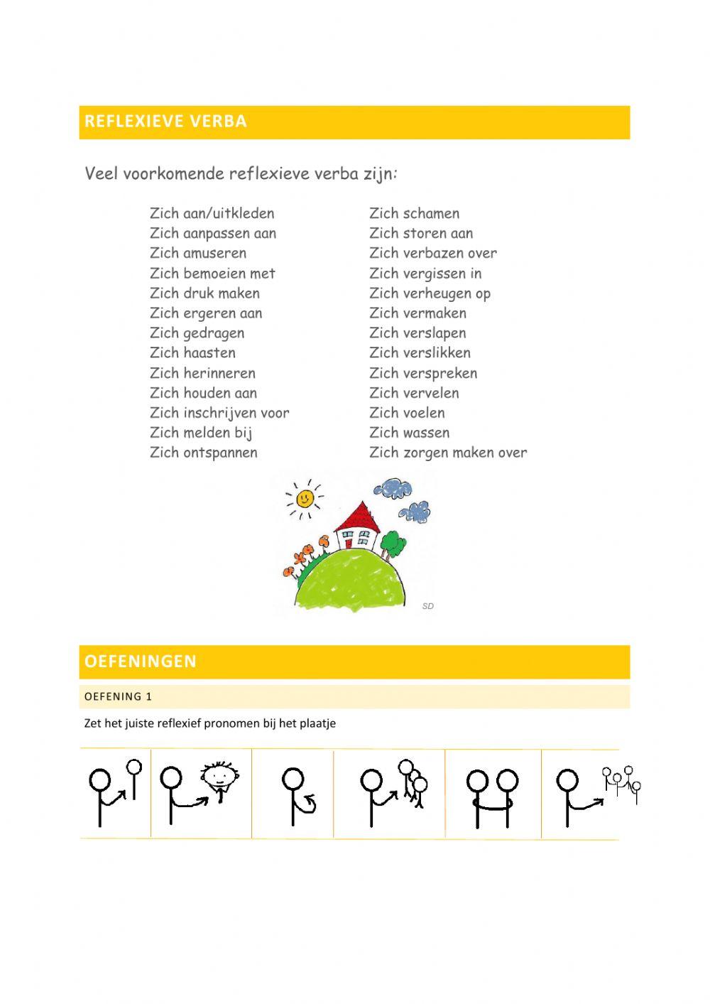 Reflexief pronomen en reflexieve verba