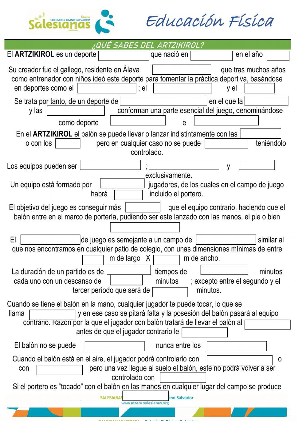 Deportes alternativos: Artzikirol