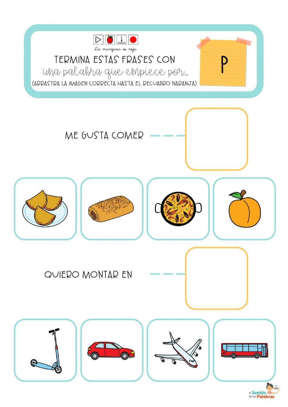 FONEMA P - Conciencia Léxica