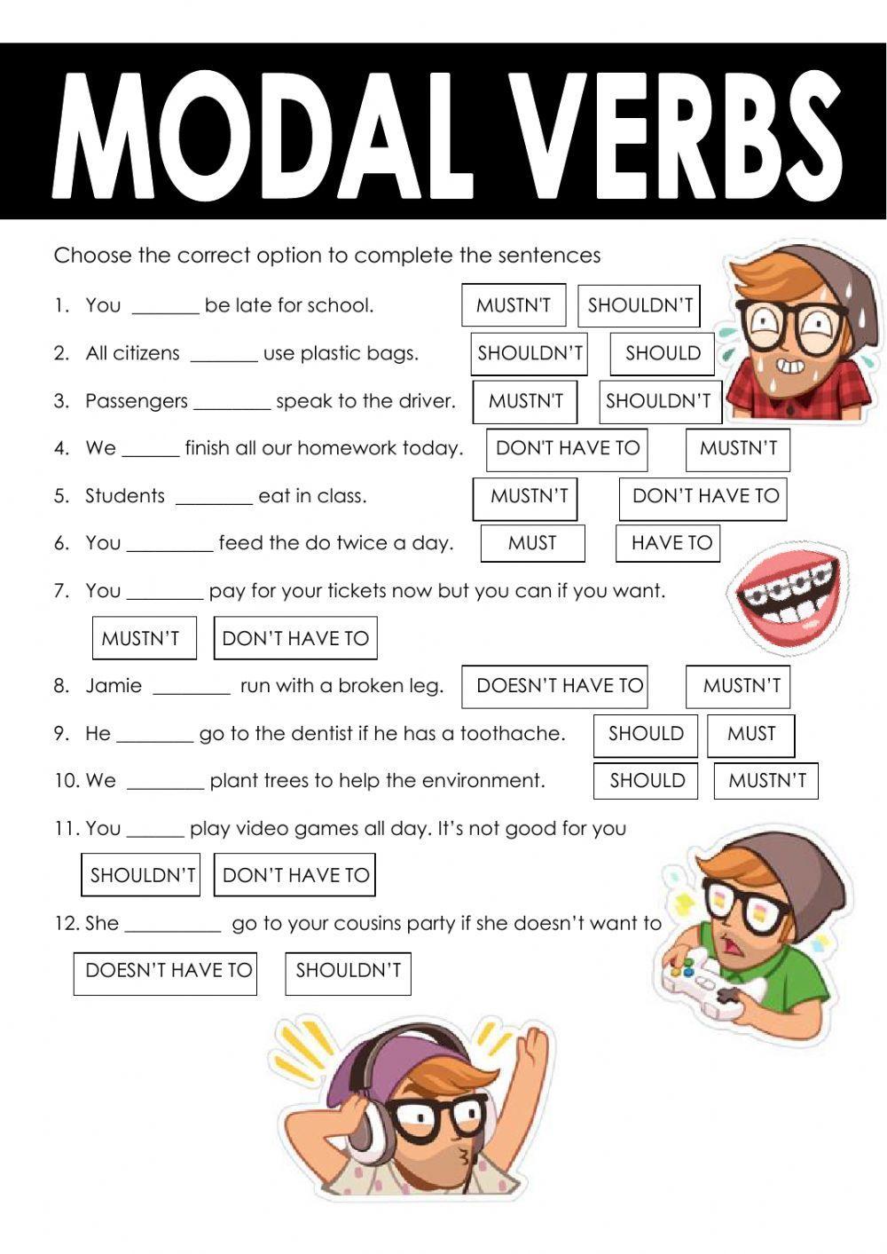 231294 Modal Verbs Candelaria Torres 231294 Modal Verbs Candelaria Torres