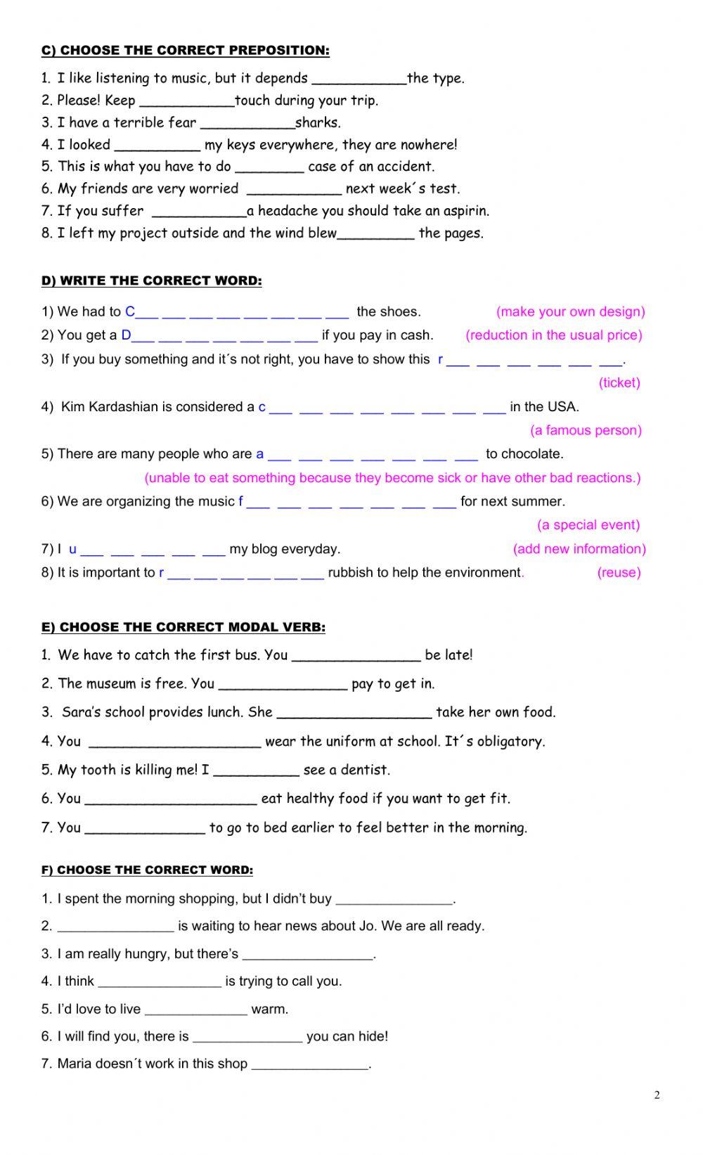 1st term test 5TH YEAR