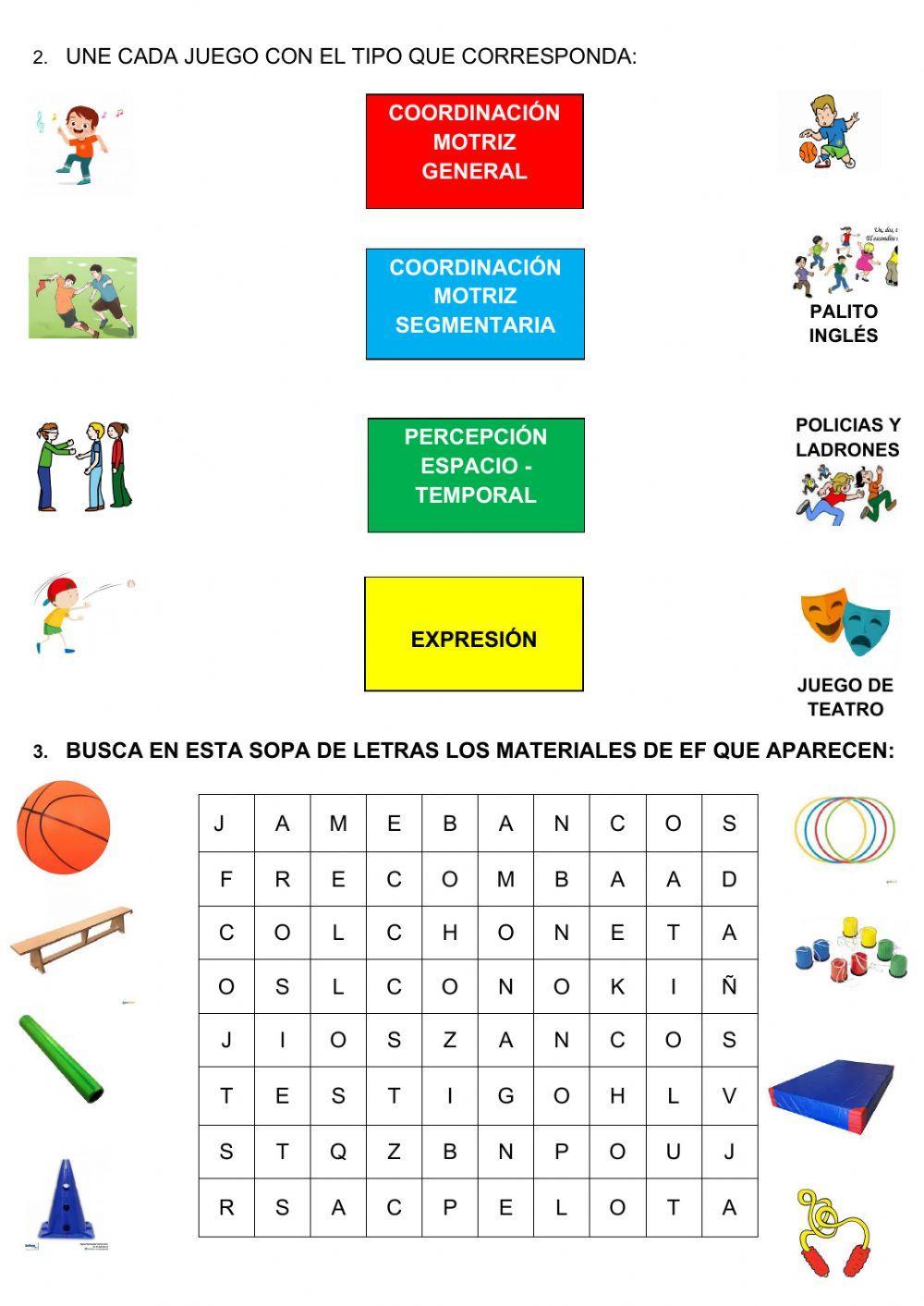 Tipos de juegos en EF.