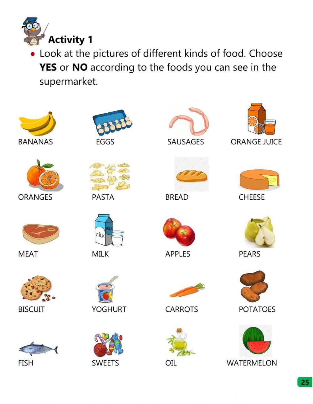 Kinds of food