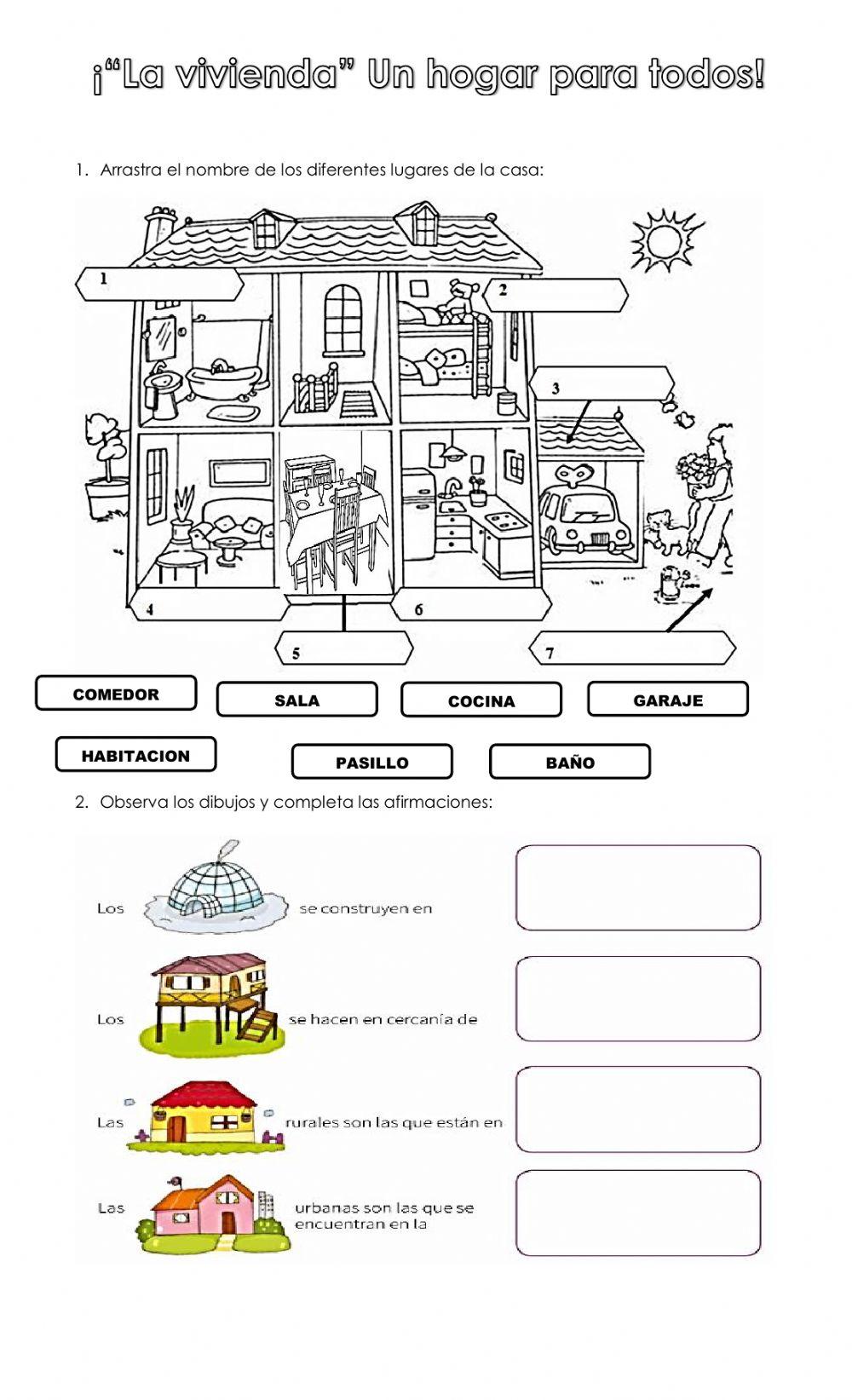 La vivienda y sus partes