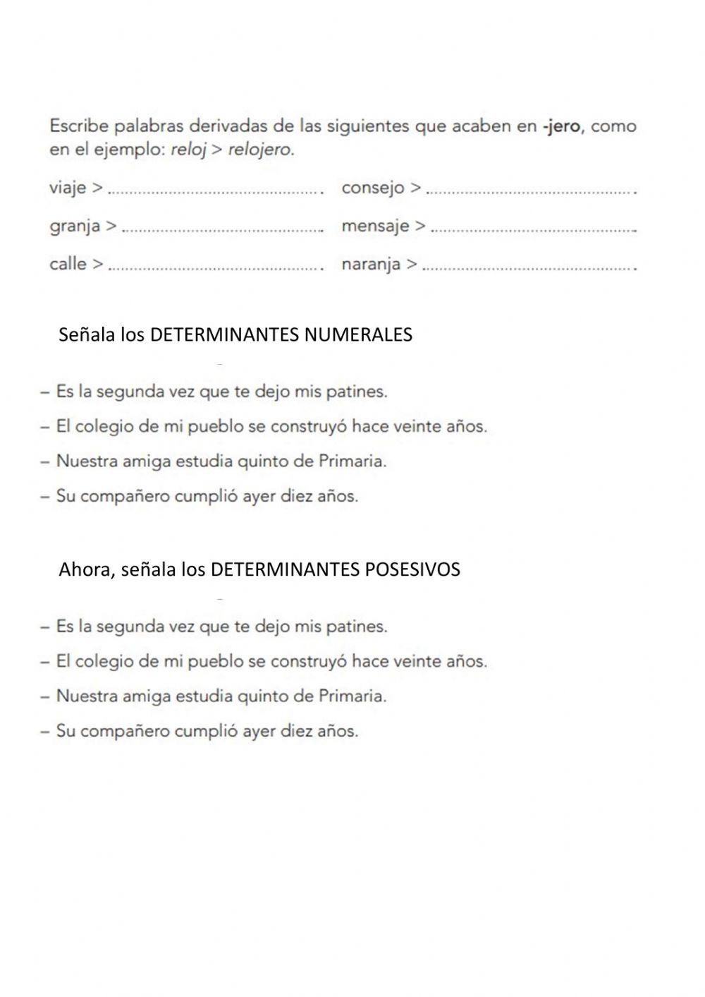 Repaso - Tema 10 - Lengua -