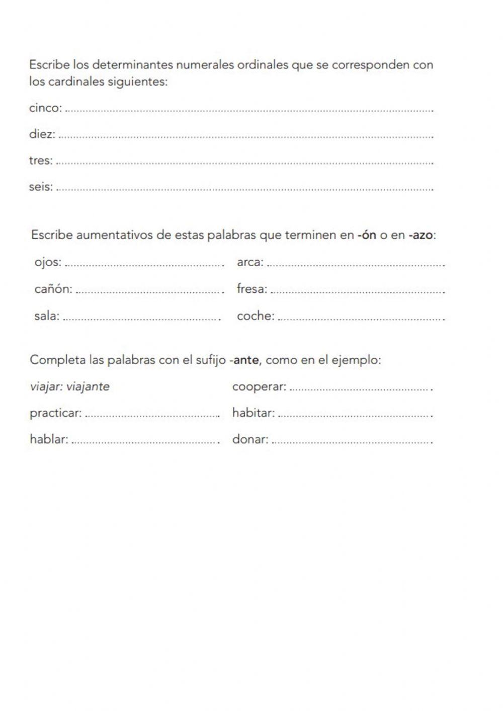 Repaso - Tema 10 - Lengua -