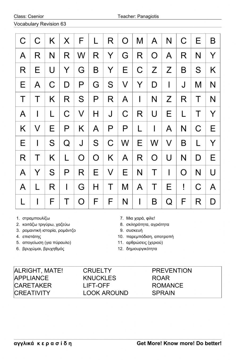 Csenior Wordsearch63