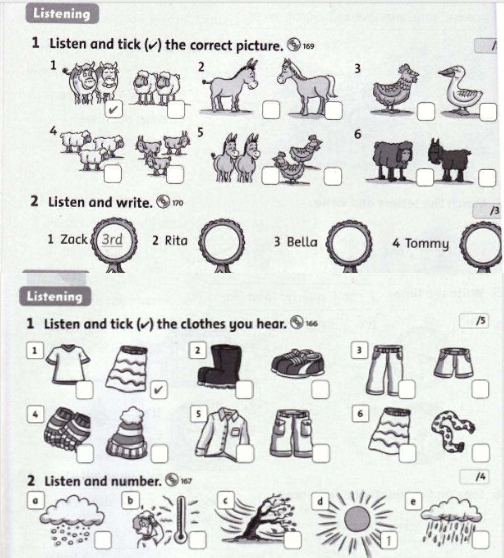 Family and afriends 2 Listening Test II Term