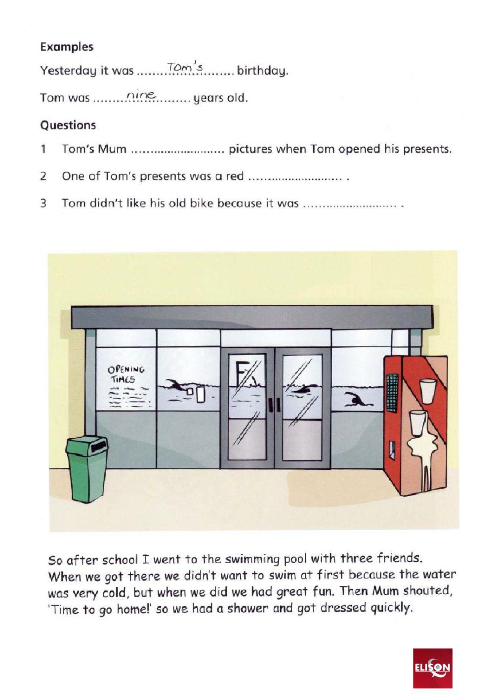 8.1 - movers - reading practice