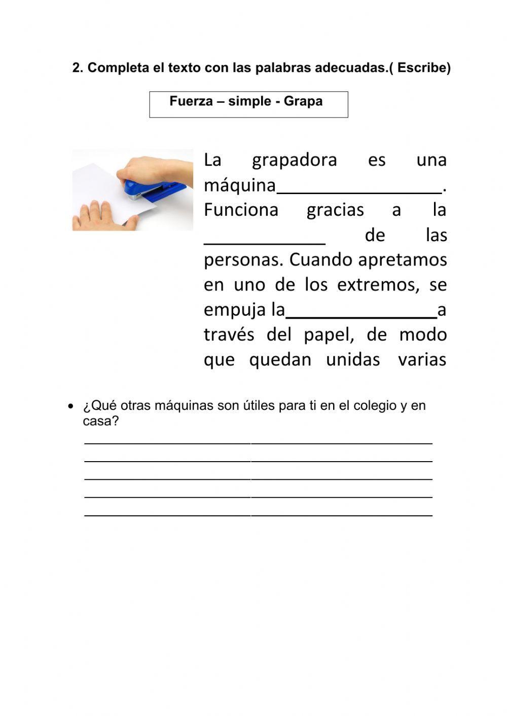 Las máquinas y herramientas