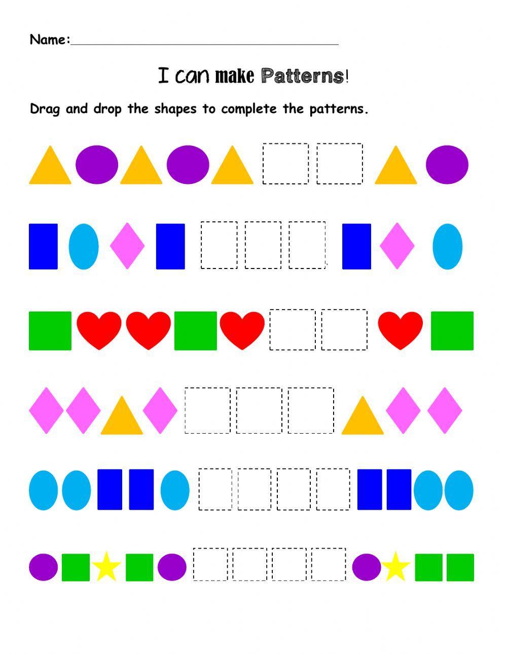 patterns-worksheet-for-kindergarten-live-worksheets
