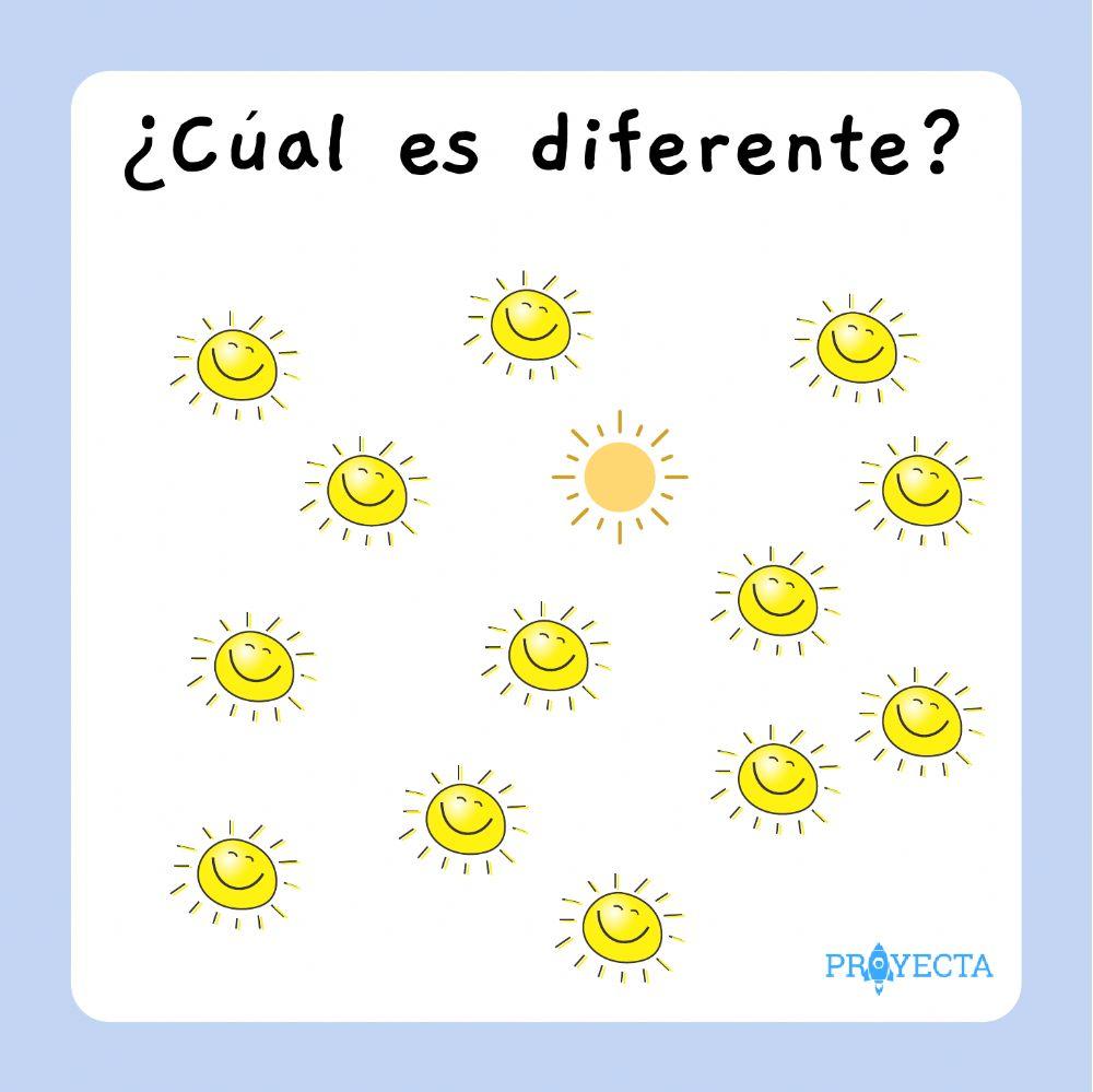 Busca el diferente