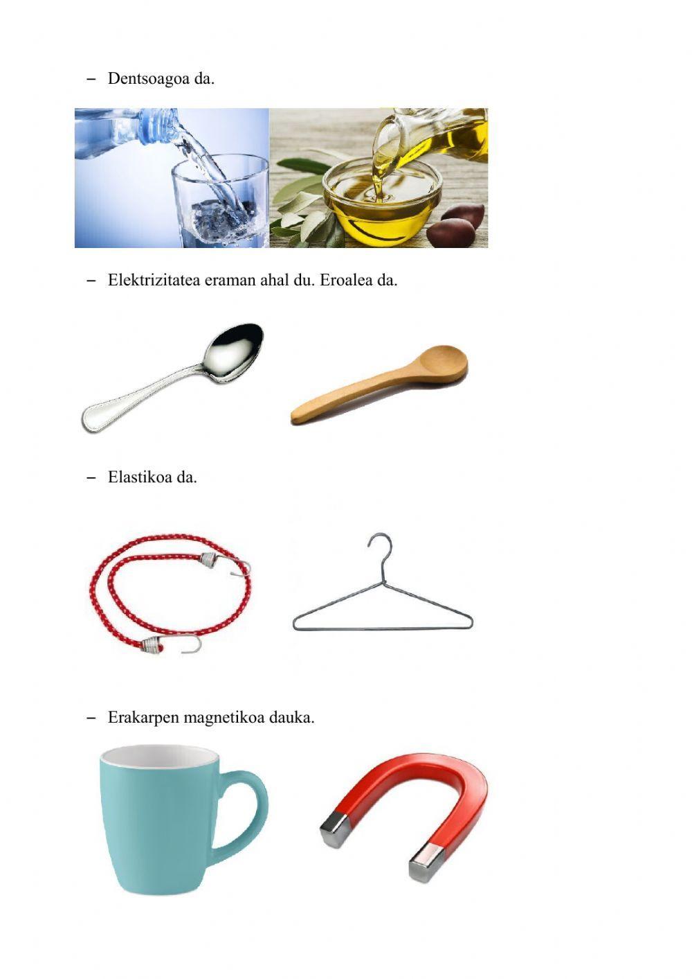 Materia eta bere propietateak