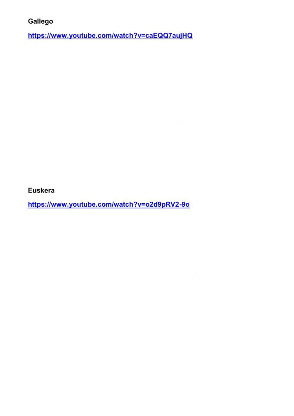 Las lenguas en España