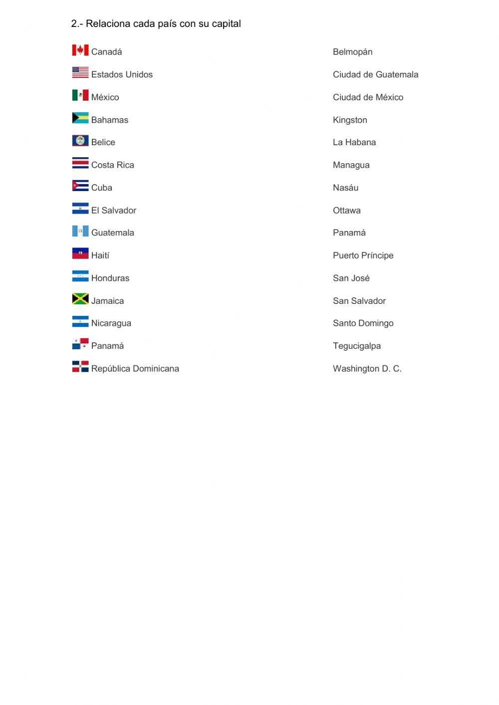 América del norte y central