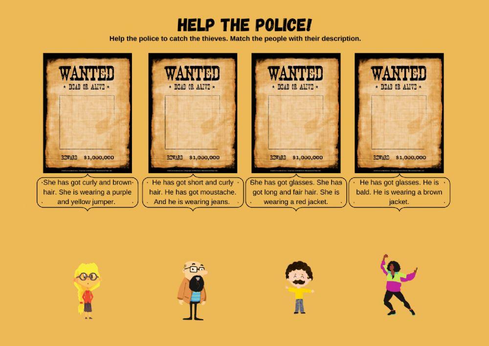 Help the police Help the police