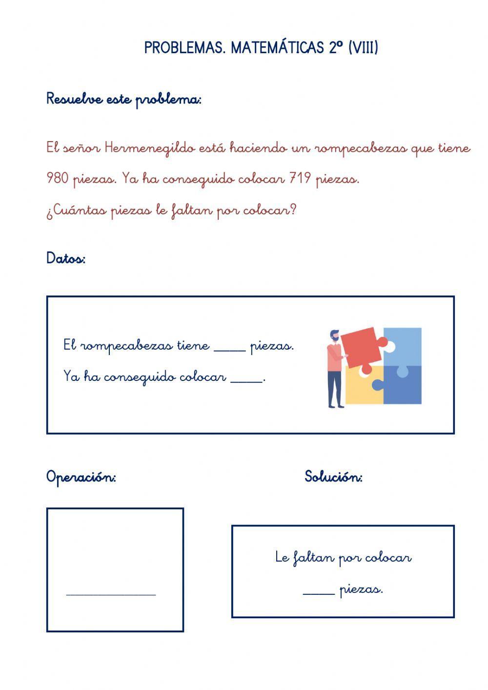 Problemas de matemáticas 2º.8