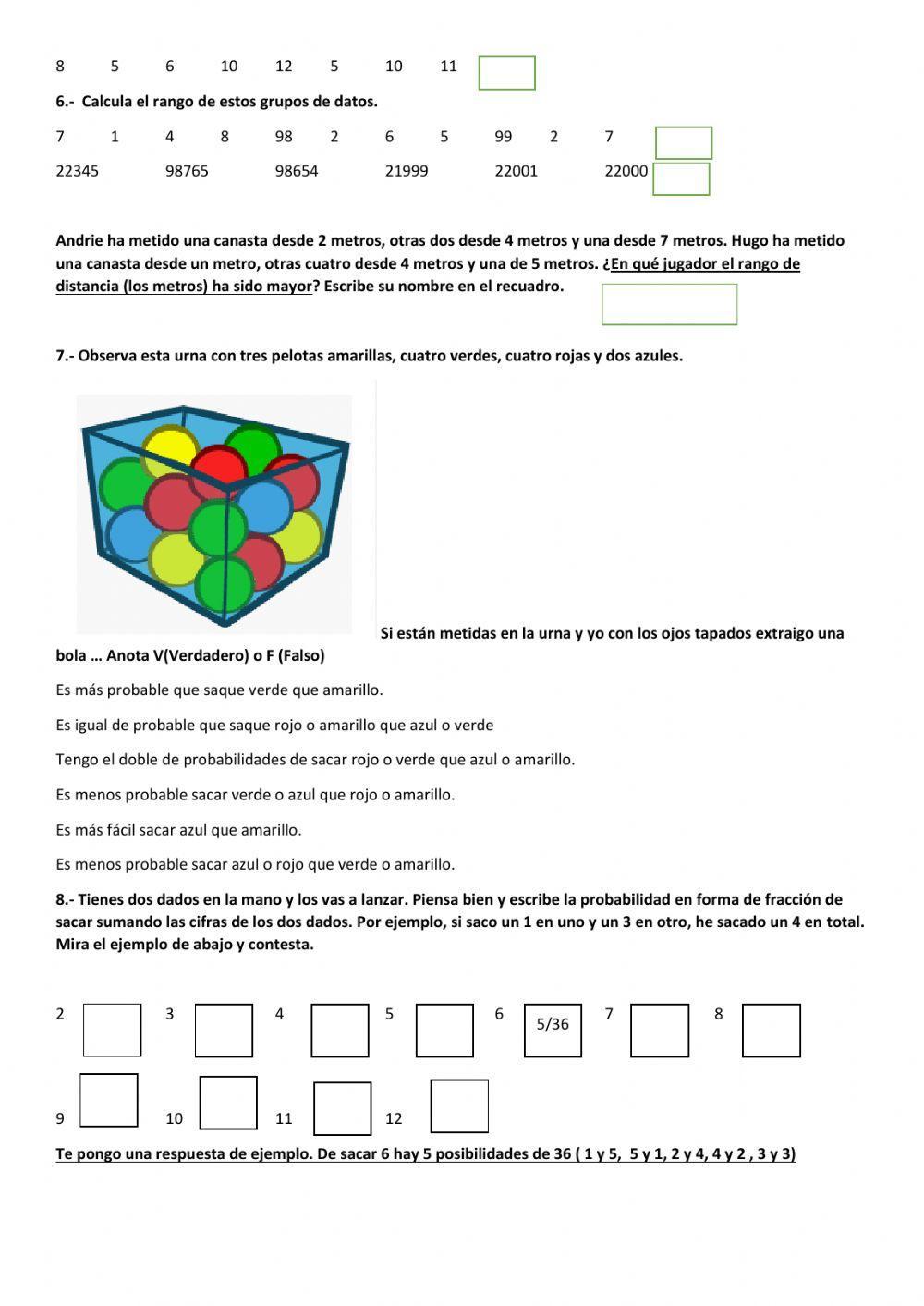 Estadística y probabilidad
