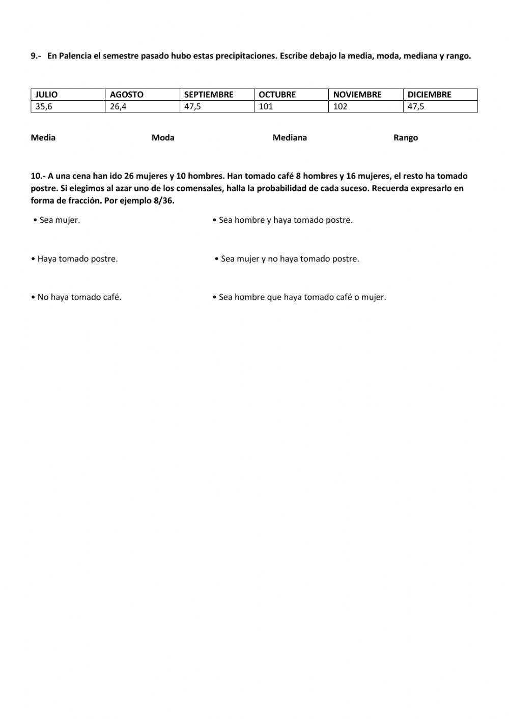 Estadística y probabilidad