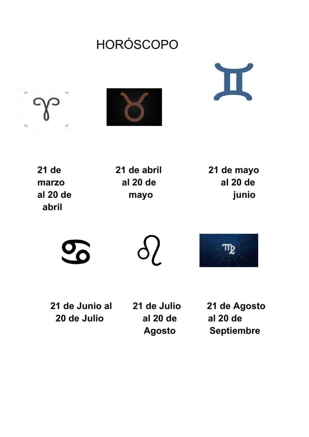 Signos zodiacos