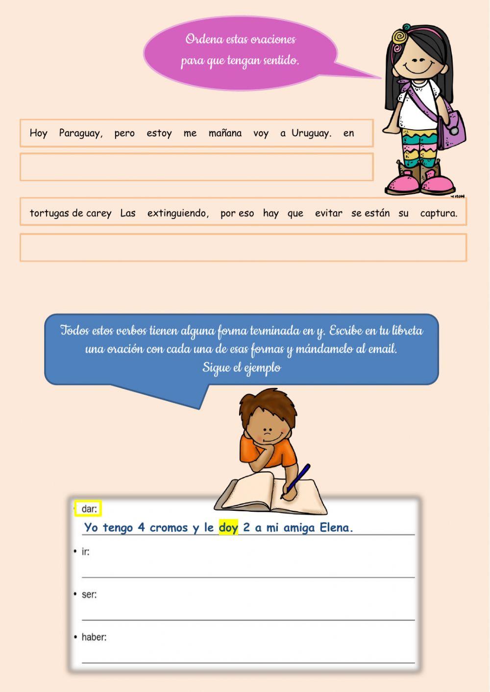 Palabras terminadas en -y